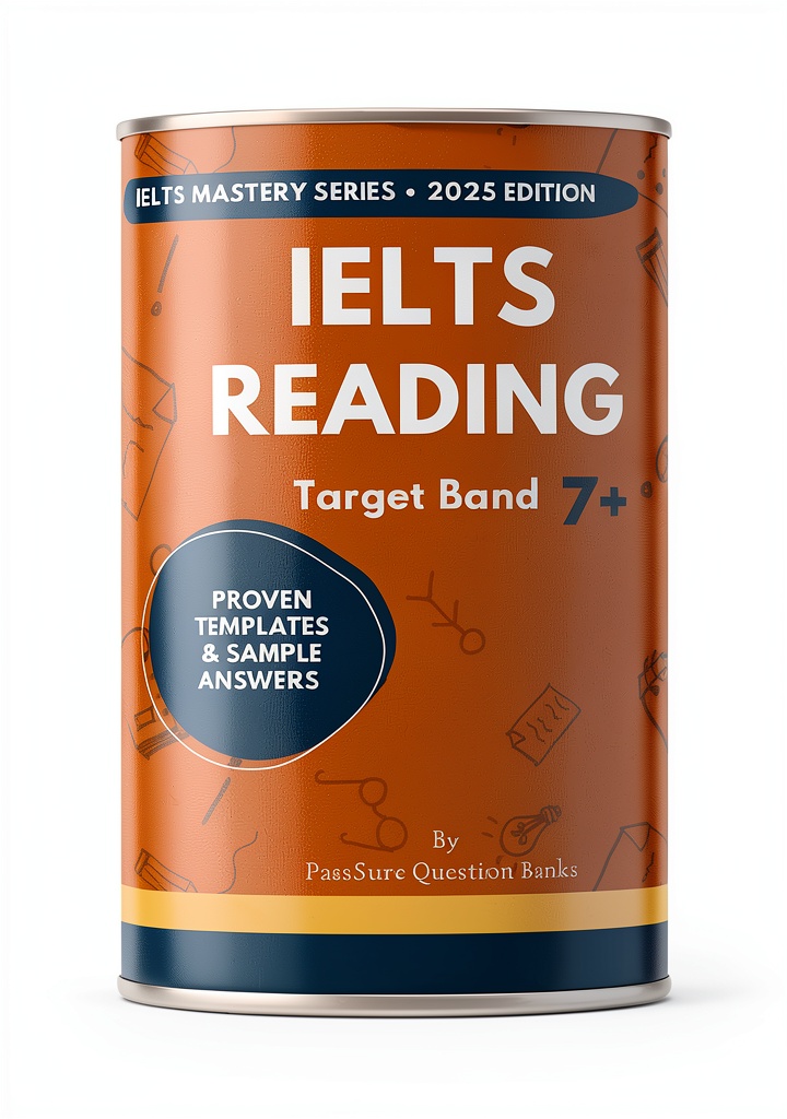IELTS Mastery Series Book 2 open on a tablet showing study content