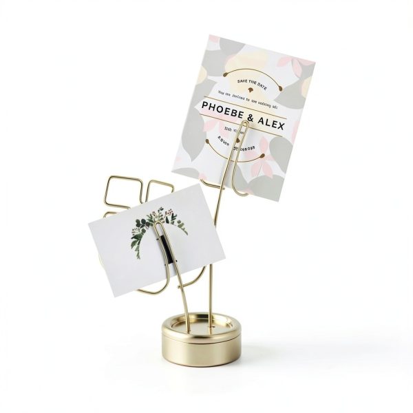 NUOBESTY Gold Stainless Steel Business Card Holder-2