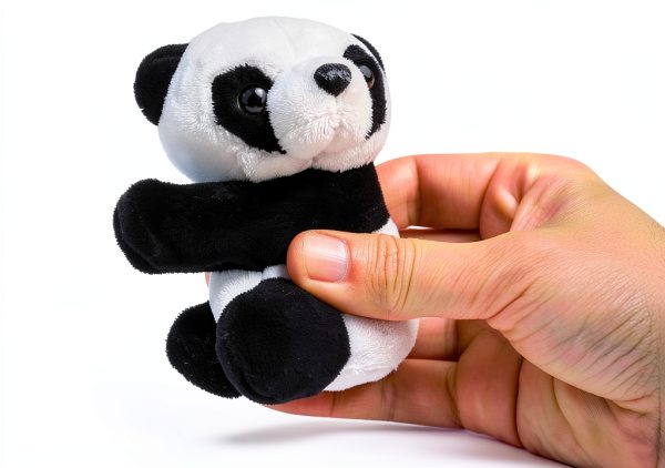Panda Clip Memo Holder Yiphates Plush Cotton-1