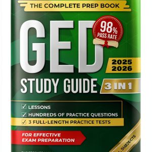 GED Test Guide Kindle Edition 450 Pages Study Prep-0