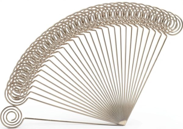 SLSON Office Memo Holders Silver Alloy Steel-0