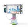 Monitor Memo Board WINKIO Acrylic Desk Organizer-2