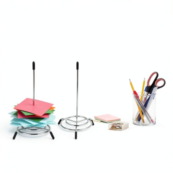 Doweboter Stainless Steel Memo Holder for Office-6