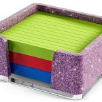 Kucle Sticky Note Holder Acrylic Desk Organizer-0