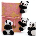 Panda Clip Memo Holder Yiphates Plush Cotton-0