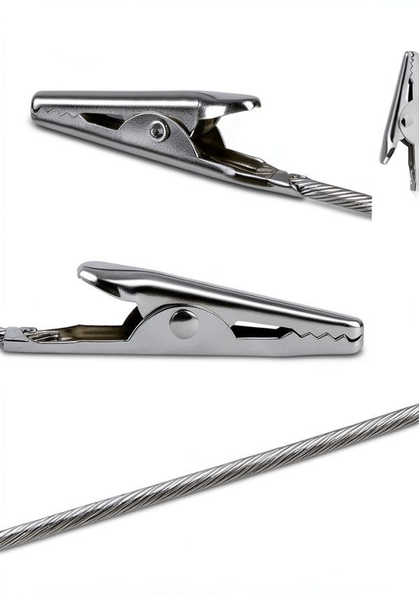 PECULA Office Memo Holders Metal Wire Alligator Clips-2