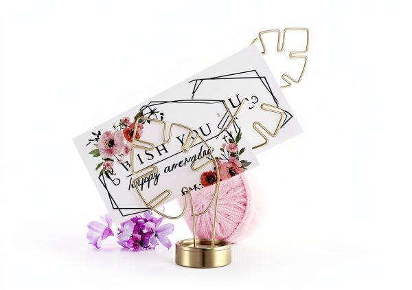 NUOBESTY Gold Stainless Steel Business Card Holder-1