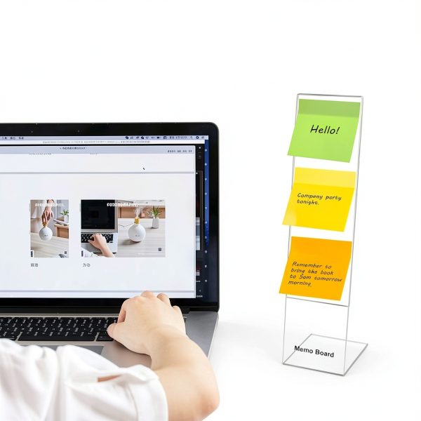 Gelite Acrylic Monitor Memo Board for Office-5