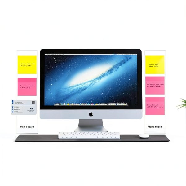 Gelite Acrylic Monitor Memo Board for Office-4
