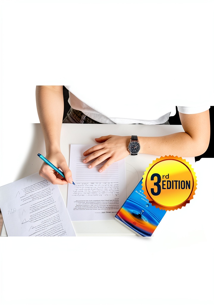 Graduate test prep guide displayed on a Kindle device
