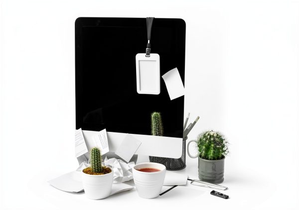 Gelite Acrylic Monitor Memo Board for Office-2