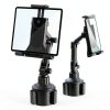 Car Tablet Mount Aourxiv Black Cup Holder Design-0