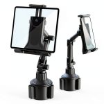 Car Tablet Mount Aourxiv Black Cup Holder Design-0