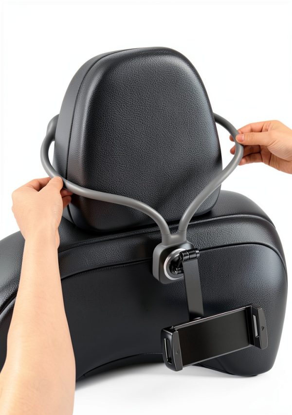 DICMKY Car Headrest Tablet Mount Quick Release-4