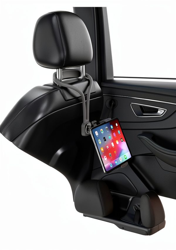 DICMKY Car Headrest Tablet Mount Quick Release-1