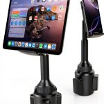 Wiiki-Tech Car Cup Holder Tablet Mount Black 11 inch-0