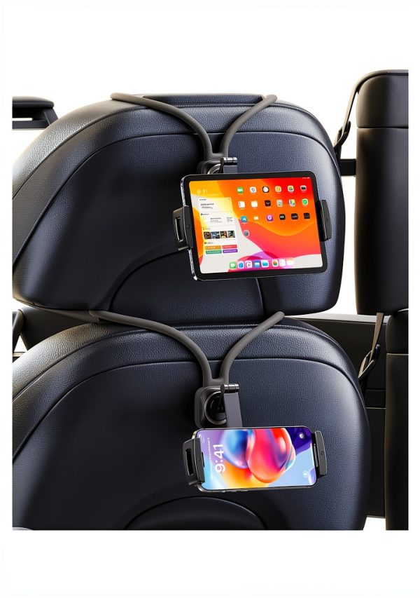 DICMKY Car Headrest Tablet Mount Quick Release-5