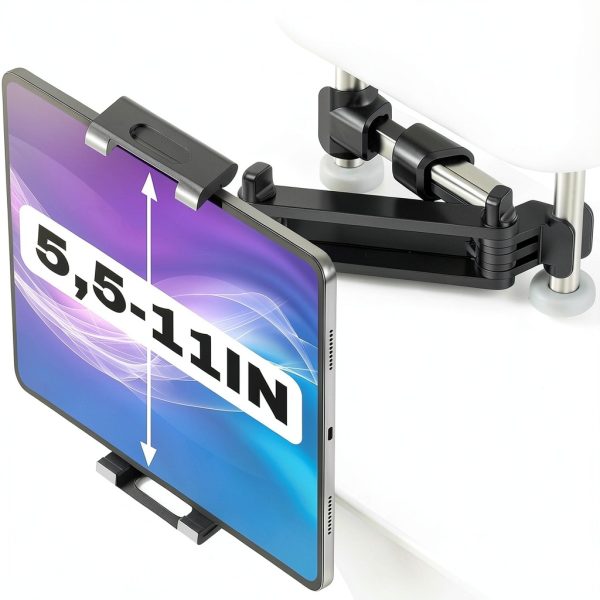 LEGLO Universal Car Tablet Holder Adjustable Black-0