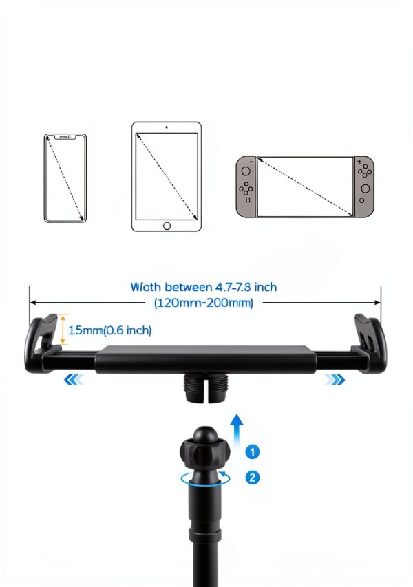 Gooseneck Tablet Holder for iPad Pro-1