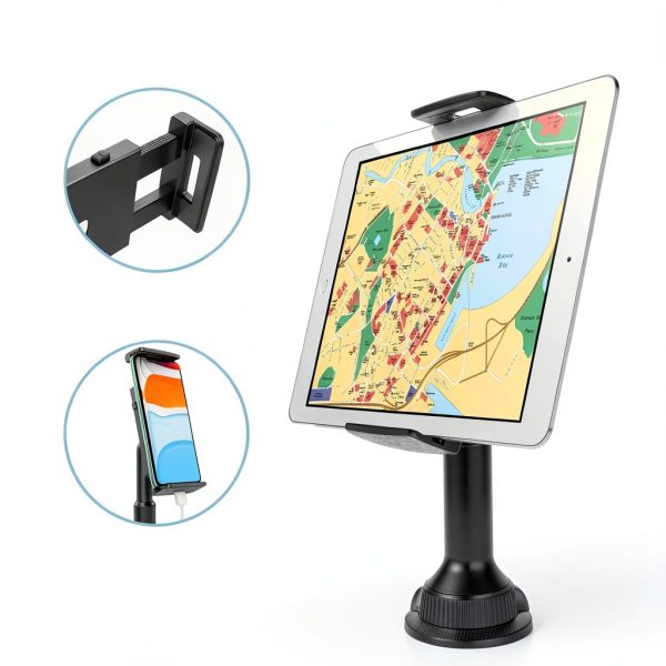 Wiiki-Tech Car Cup Holder Tablet Mount Black 11 inch-5