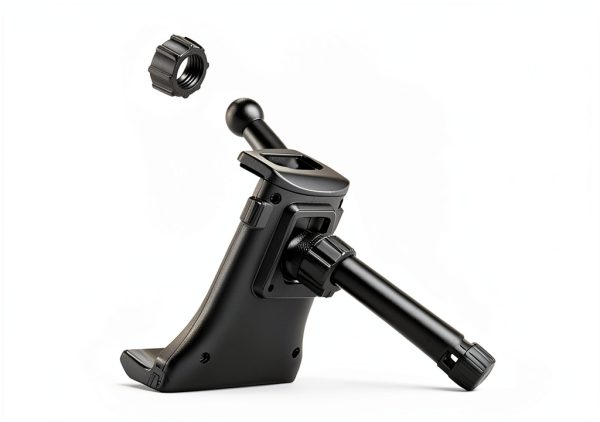 Car Tablet Mount Aourxiv Black Cup Holder Design-4