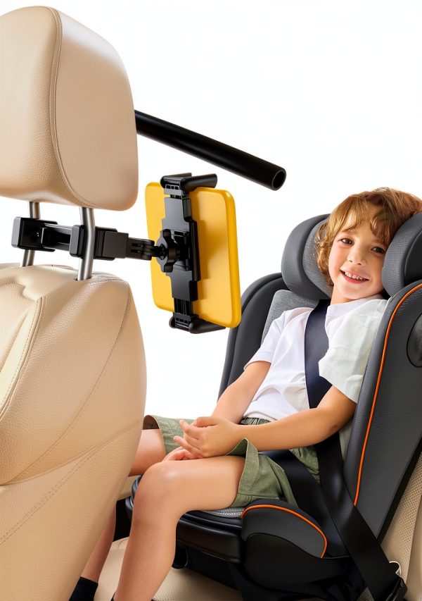 Lamicall STCH04 Black Car Tablet Mount – Thick Case Friendly Metal-6