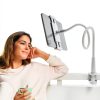 Adjustable Tablet Stand Tryone Aluminum Clamp Mount White Black-2
