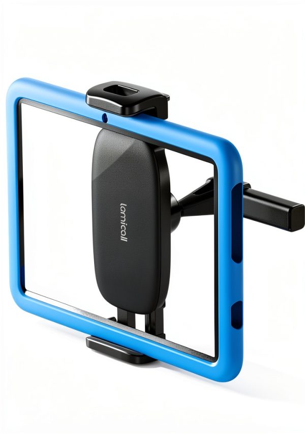 Lamicall Car Headrest Tablet Mount Black Universal 4.7‑13in Adjustable-0
