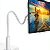 Adjustable Tablet Stand Tryone Aluminum Clamp Mount White Black-0