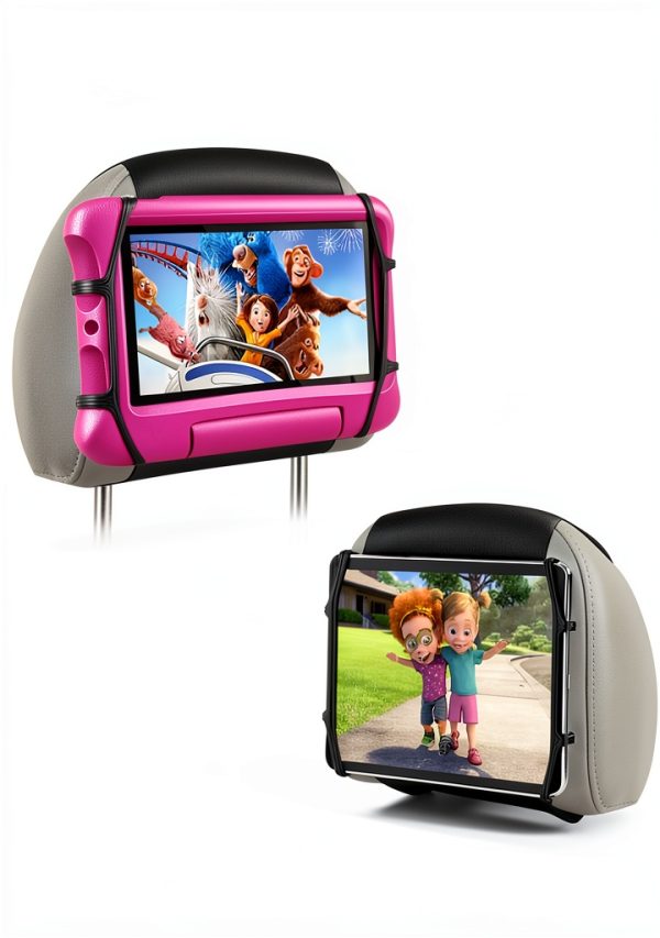 Tablet Car Mount WONNIE Headrest Strap Holder 10.5‑Inch Black-4