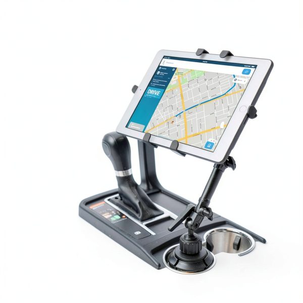Tablet Cupholder Mount by Mount-It! Aluminum Adjustable Rotating-8