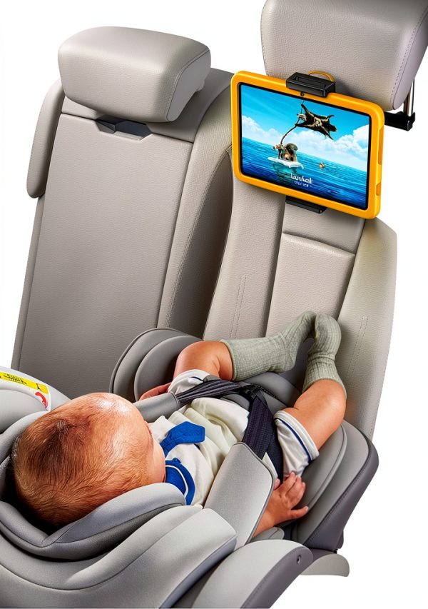 Lamicall Car Tablet Headrest Holder Black 360 Rotatable Mount-6