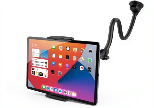 Tablet Car Mount Wiiki-Tech Adjustable Suction 13‑Inch Arm Black-0