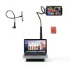 Tablet Holder SRMATE Gooseneck Aluminum Stand Black 33‑Inch-4