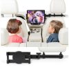 Tablet Car Headrest Mount bokilino 3 in 1 Arm 360° Rotation Black-1