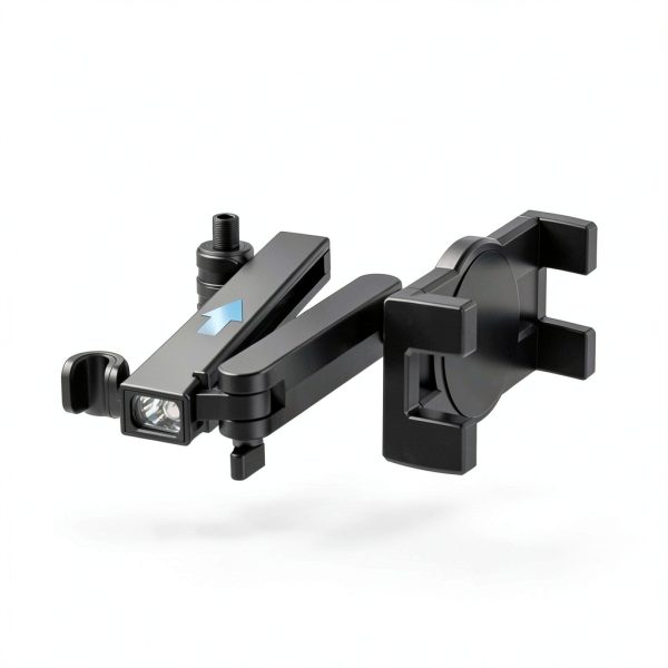 Tablet Car Headrest Mount bokilino 3 in 1 Arm 360° Rotation Black-2