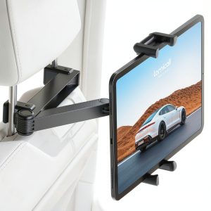Lamicall STCH04 Black Car Tablet Mount – Thick Case Friendly Metal-0