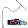 Adjustable Tablet Stand Tryone Aluminum Clamp Mount White Black-4