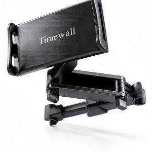 Timewall Car Headrest Tablet Mount Mount-CHM11 Black 360 Swivel-0