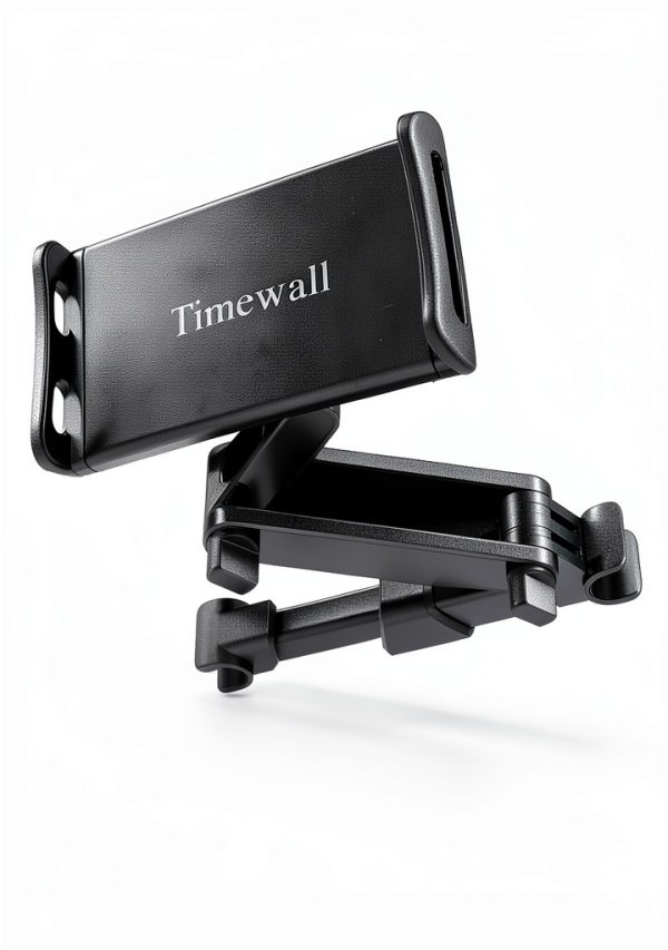 Timewall Car Headrest Tablet Mount Mount-CHM11 Black 360 Swivel-0