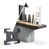 Mount-It! Wall Tablet Holder Black Steel Enclosure 9.7‑13.1″-2
