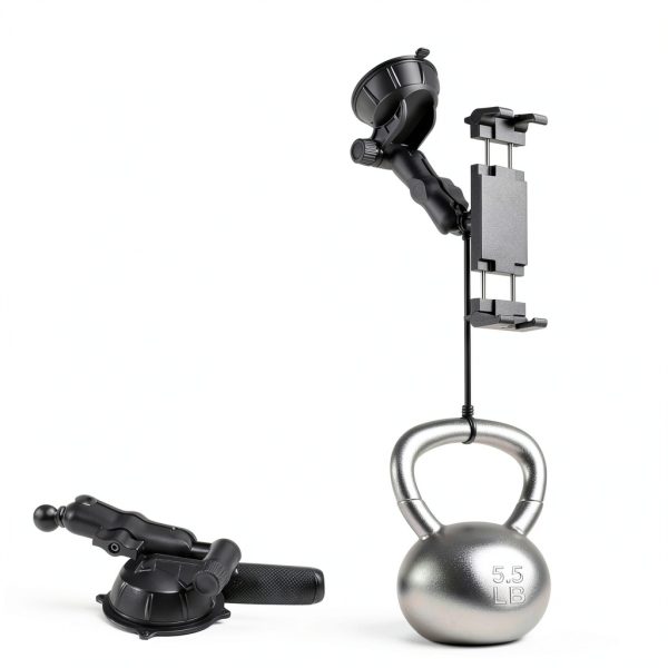 Heng Yehui Adjustable Car Tablet Mount Black Shock‑Resistant 360°-2