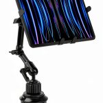 Tablet Cupholder Mount by Mount-It! Aluminum Adjustable Rotating-0