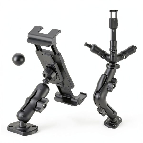OHLPRO Heavy Duty Car Tablet Mount Black 5‑13" Clip Adjustable 360°-3