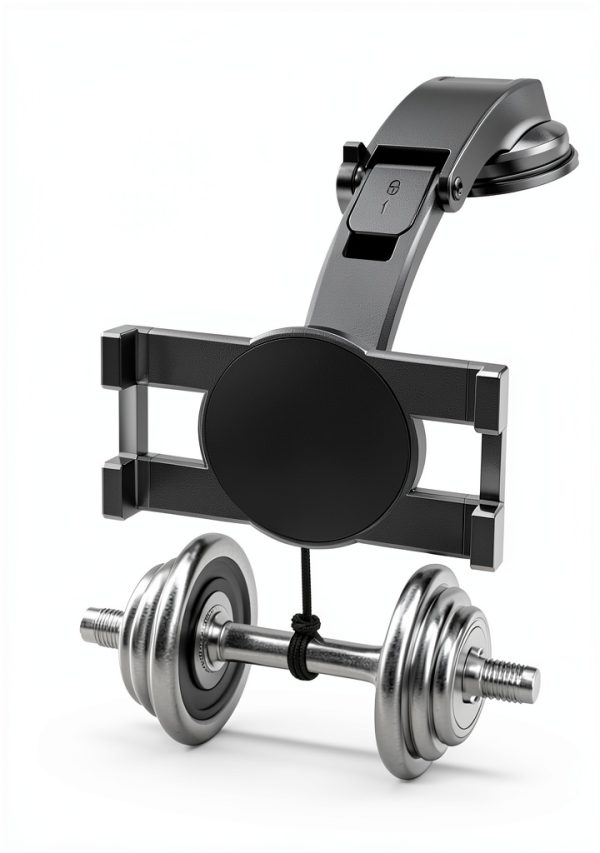 eSamcore Car Tablet Mount – Heavy Duty Black Clamp for 6‑11 inch iPad-2