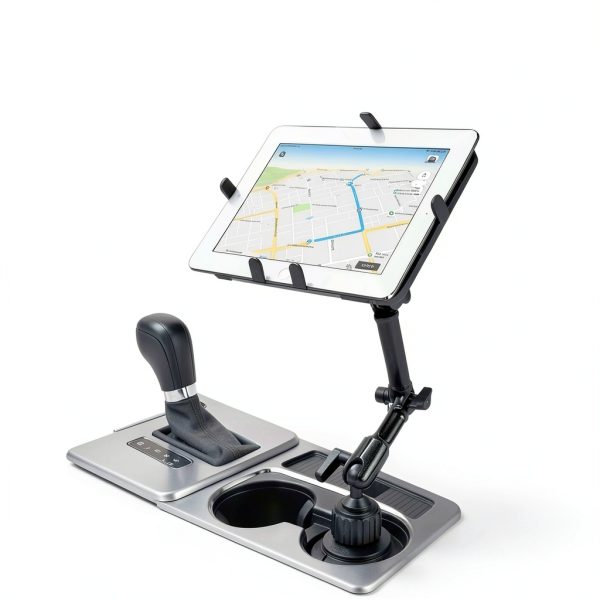 Tablet Cupholder Mount by Mount-It! Aluminum Adjustable Rotating-7