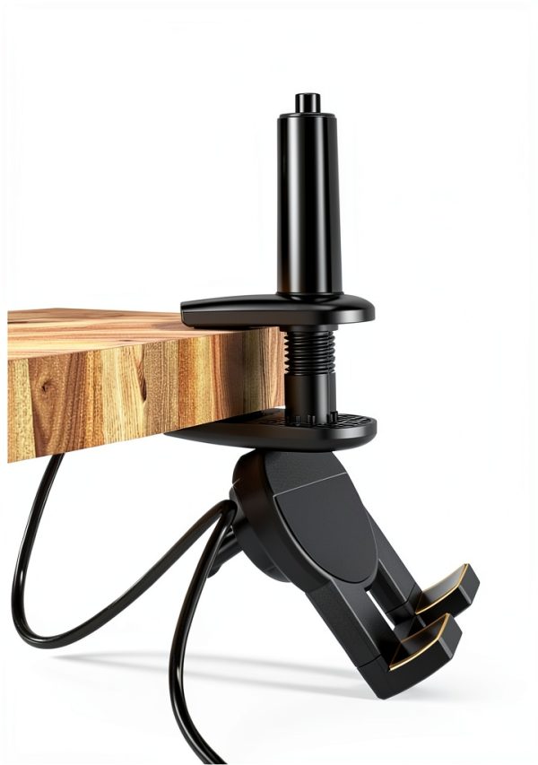 Bokilino Adjustable Black Tablet Mount Gooseneck Stand 33in Arm-5