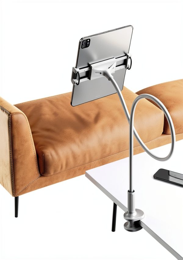 Lamicall Gooseneck Tablet Mount for Bed Black 36in Adjustable Clamp-6