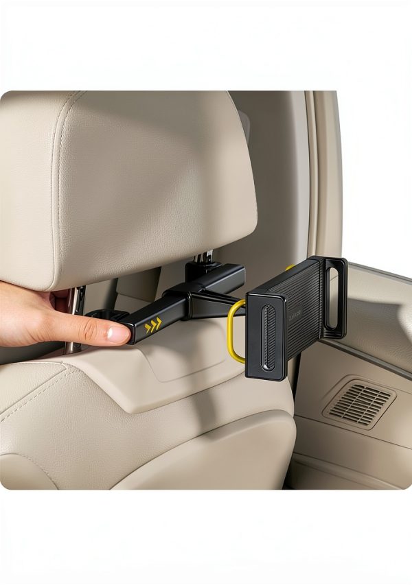 Lamicall Car Tablet Headrest Holder Black 360 Rotatable Mount-3