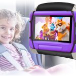 Tablet Headrest Mount Car - Lpoake Elastic Strap, 7-12.9 in, Black-0